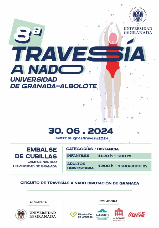 CIRCUITO DE TRAVESAS A NADO 2024 - 8 TRAVESA A NADO UNIVERSIDAD DE GRANADA - ALBOLOTE